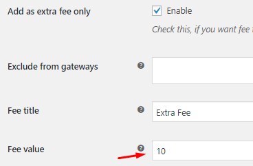 Global Extra Fee Settings 5 Global Extra Fee Settings - Tyche Softwares Documentation