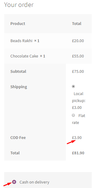 Payment Gateway Settings - Cash on delivery 43 Payment Gateway Settings - Cash on delivery - Tyche Softwares Documentation