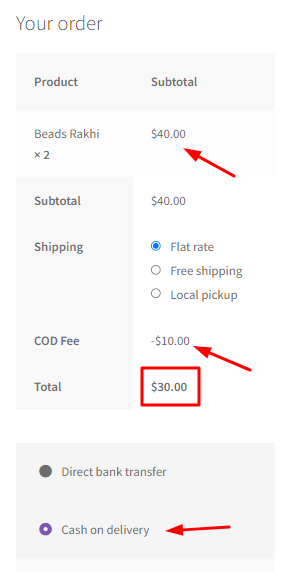 Payment Gateway Settings - Cash on delivery 17 Payment Gateway Settings - Cash on delivery - Tyche Softwares Documentation